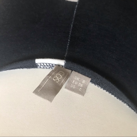 ASOS Polka Dot Midi Strap Back Bodycon Dress - Picture 15 of 16